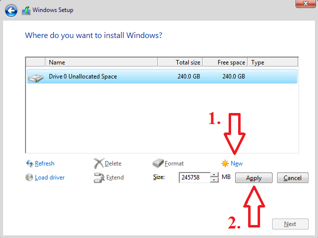 Create New Disk Partition And Reinstall Windows  1