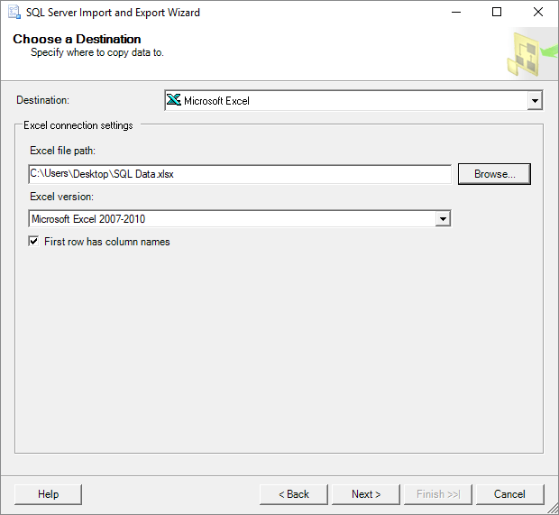 Export SQL Data To Excel 3